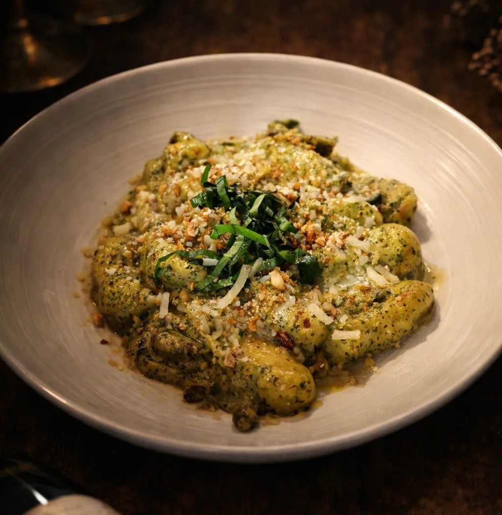 Gnocchi – Pesto Alfredo